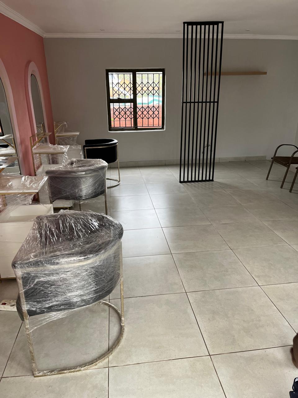 Hair Vine open salon floor with styling chairs